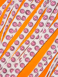 Smiley Print Shoelaces