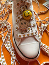 Smiley Print Shoelaces