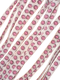Smiley Print Shoelaces