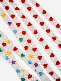 Heart Print Shoelaces