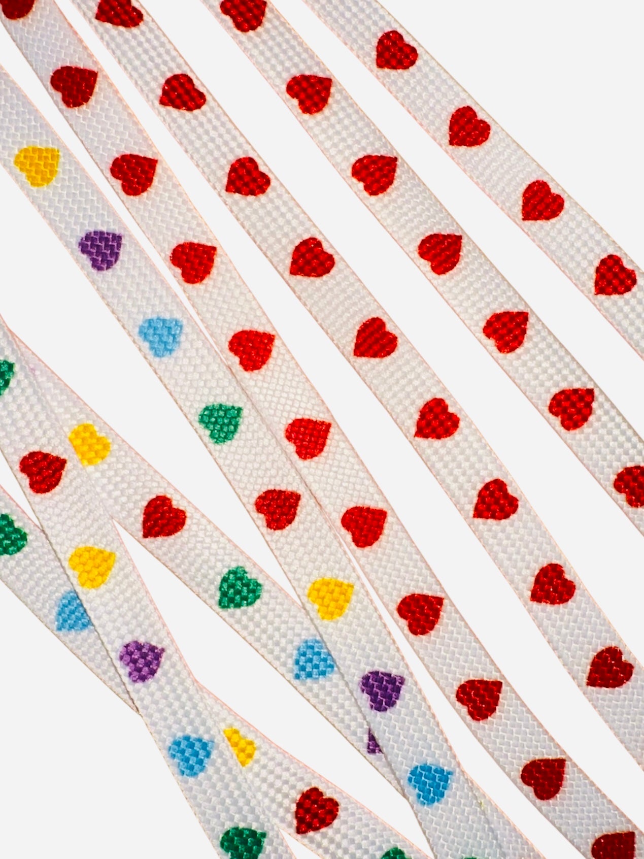 Heart Print Shoelaces