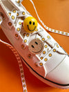 Smiley Print Shoelaces